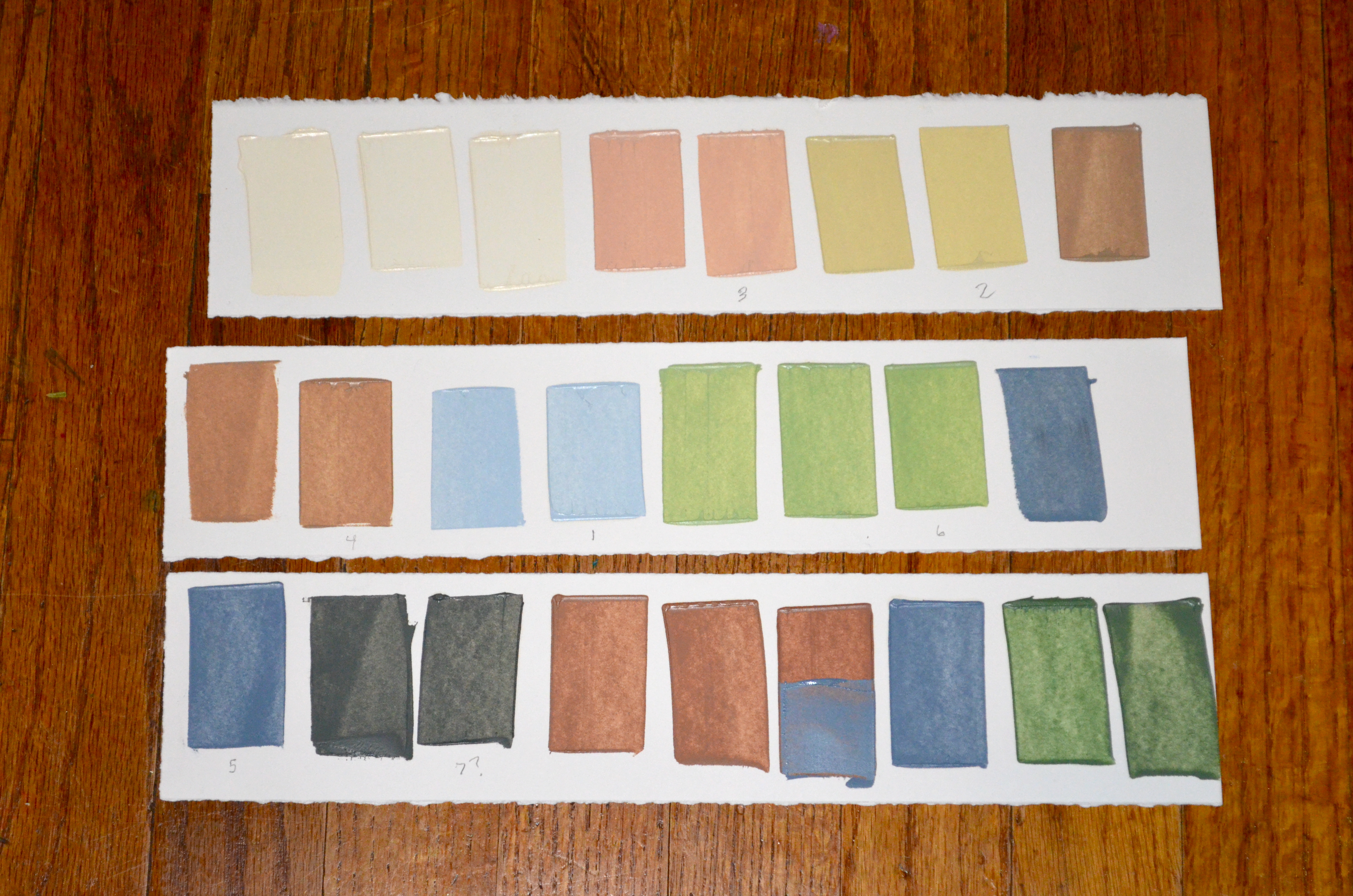 Color Swatches For Yosemite Valley